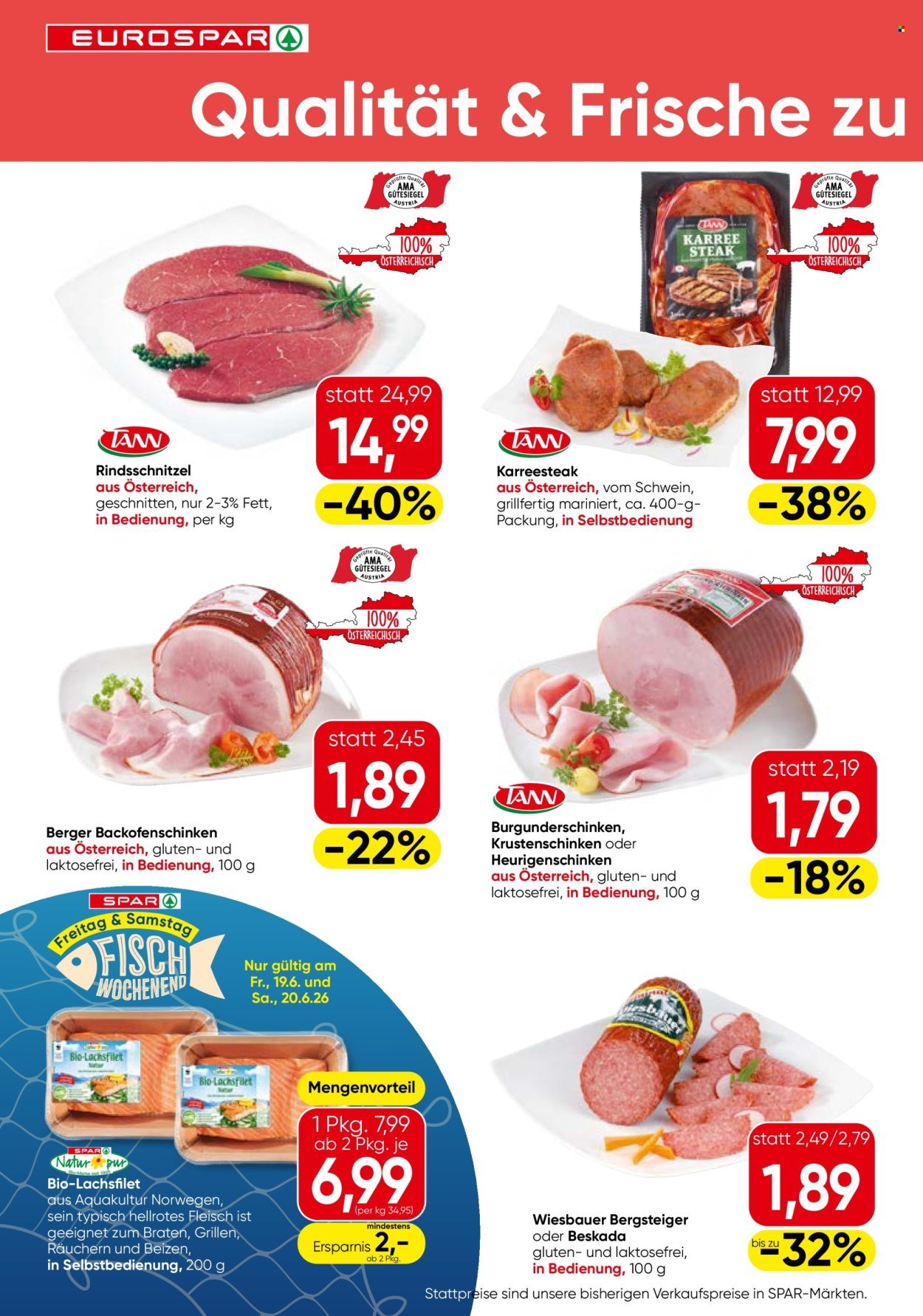 EUROSPAR Flugblatt - Ab Donnerstag, 18.6.2026