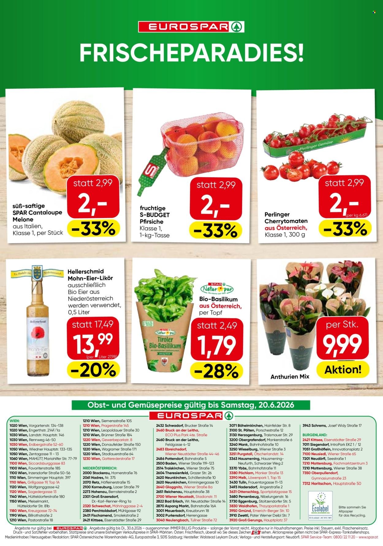 EUROSPAR Flugblatt - Ab Donnerstag, 18.6.2026