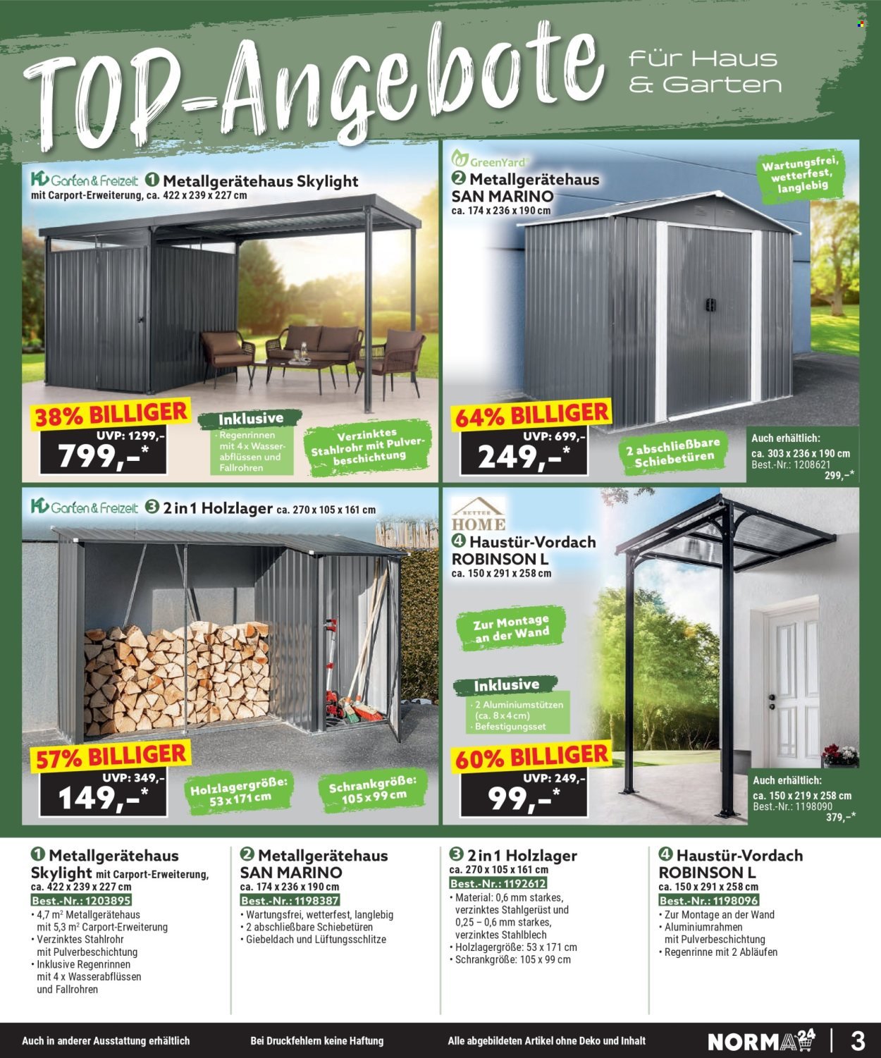 NORMA Flugblatt - Ab Samstag, 1.11.2025