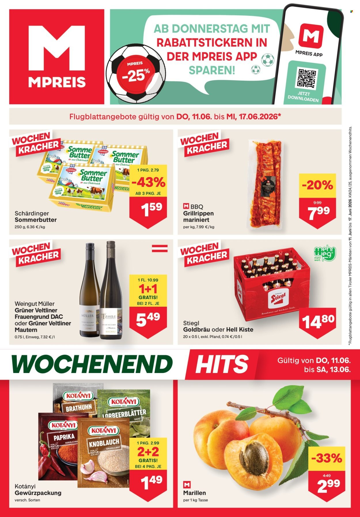 MPREIS Flugblatt - Ab Donnerstag, 11.6.2026
