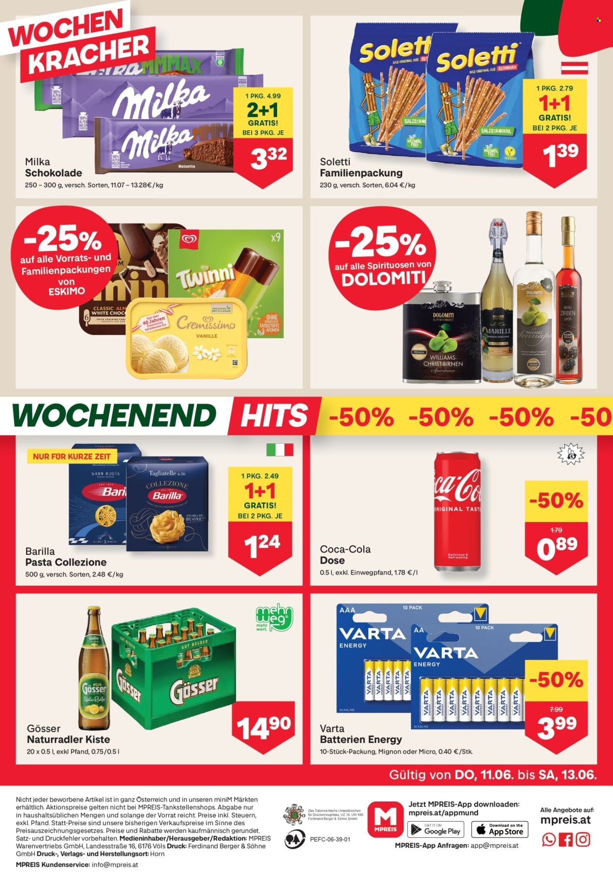 MPREIS Flugblatt - Ab Donnerstag, 11.6.2026