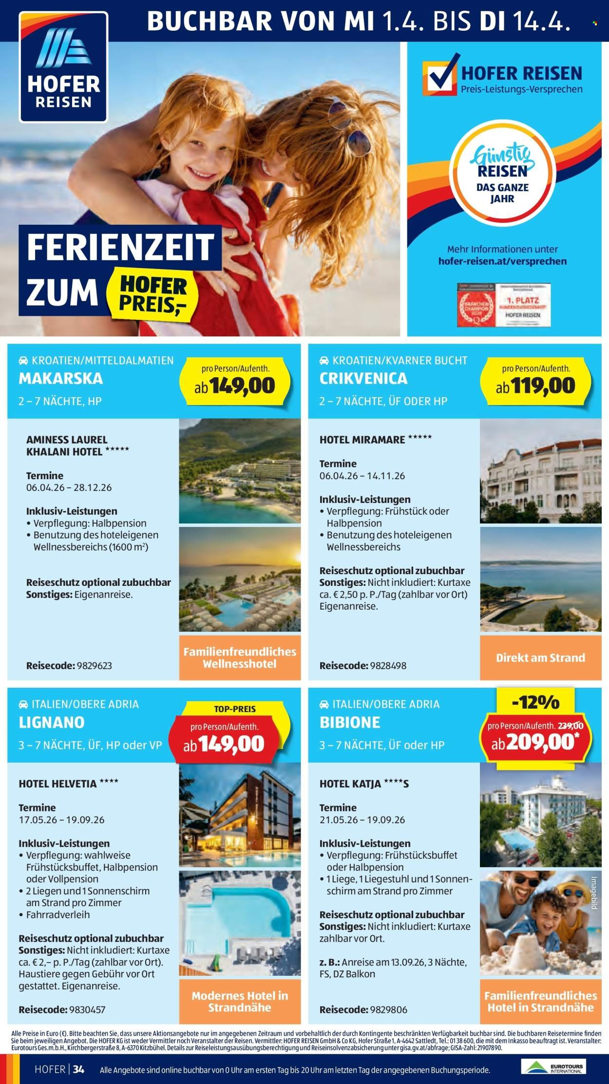 HOFER Flugblatt - Ab Freitag, 3.4.2026