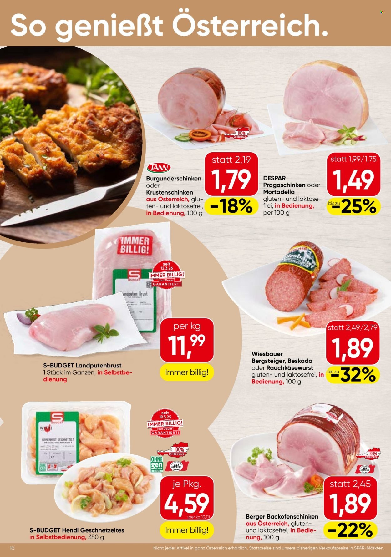 INTERSPAR Flugblatt - Ab Donnerstag, 18.6.2026
