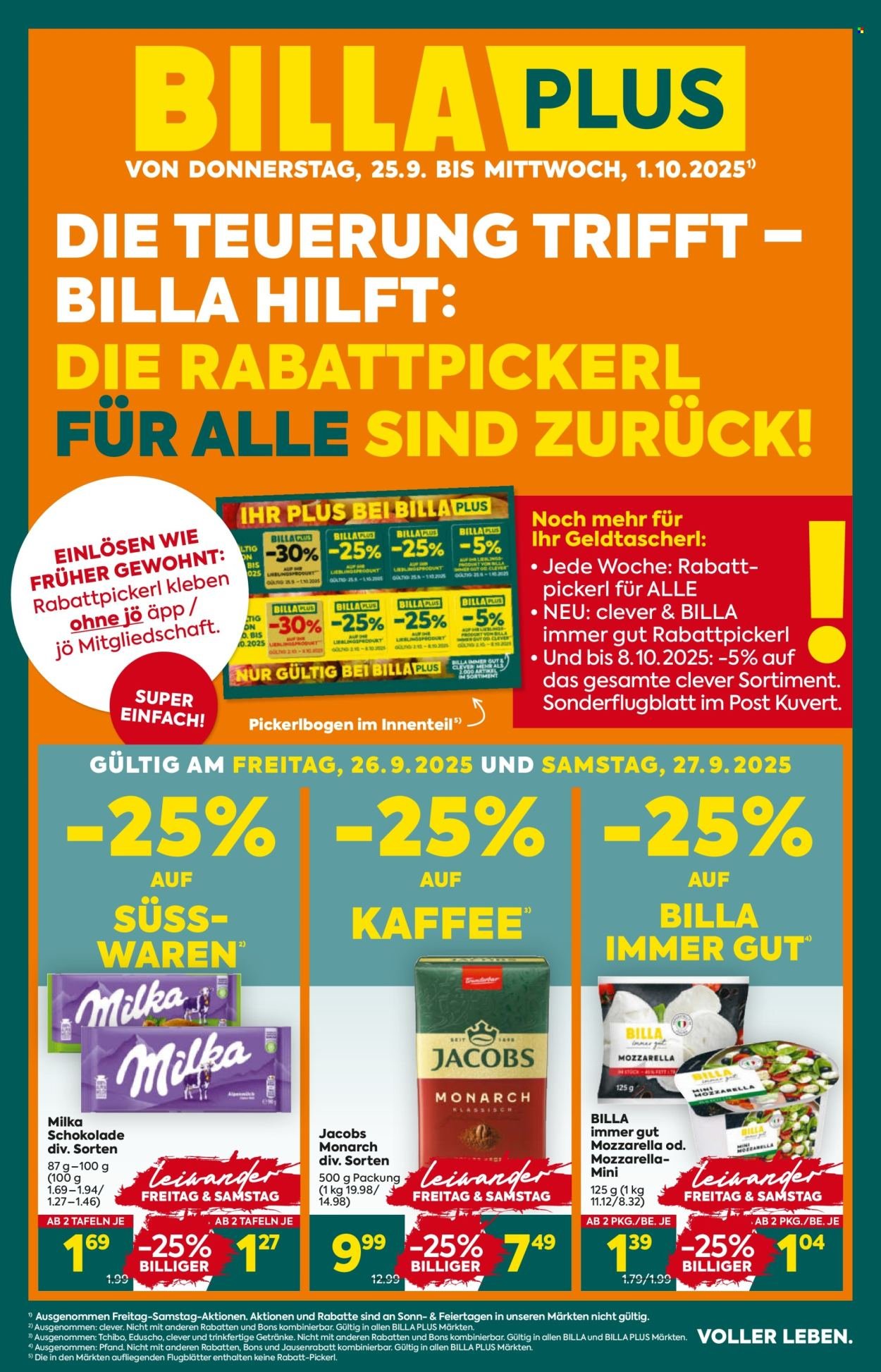 BILLA PLUS Flugblatt - Ab Donnerstag, 25.9.2025 (2025-09-25 - 2025-10-01) | 1