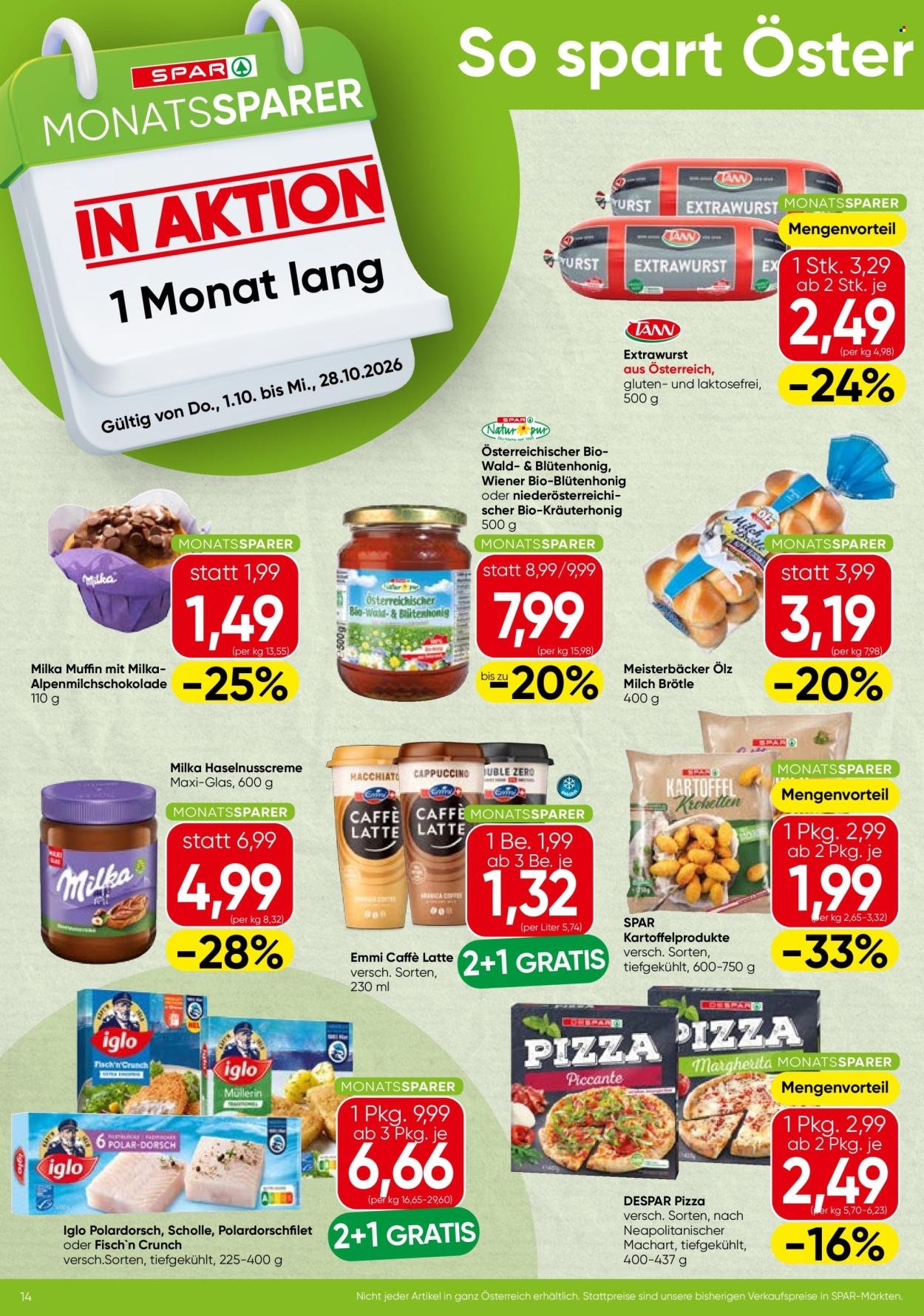 EUROSPAR Flugblatt - Ab Donnerstag, 1.10.2026