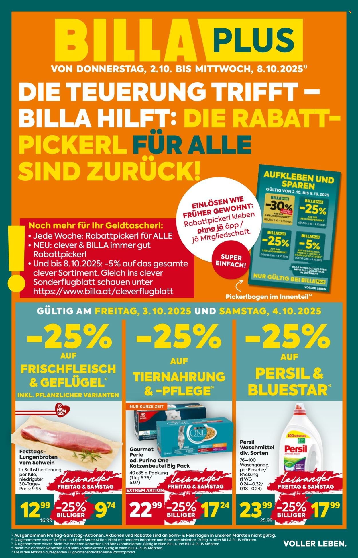 BILLA PLUS Flugblatt - Ab Donnerstag, 2.10.2025 (2025-10-02 - 2025-10-08) | 1