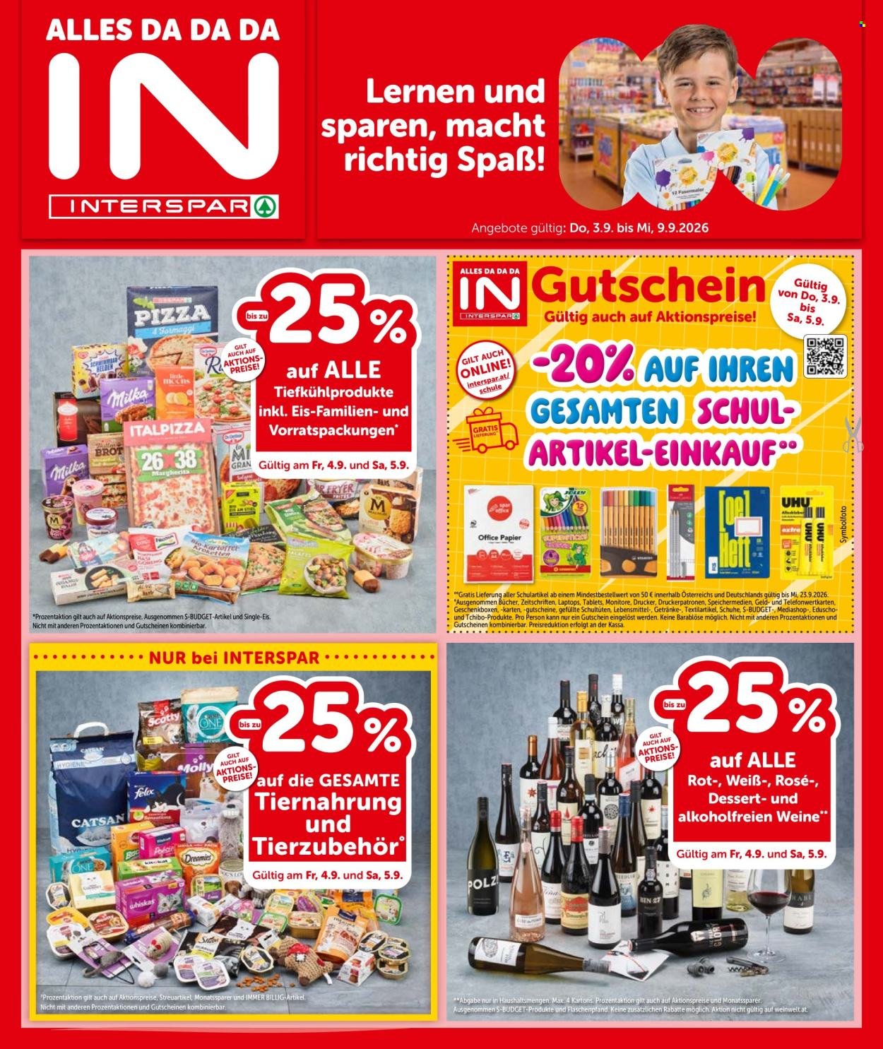 INTERSPAR Flugblatt - Ab Donnerstag, 3.9.2026