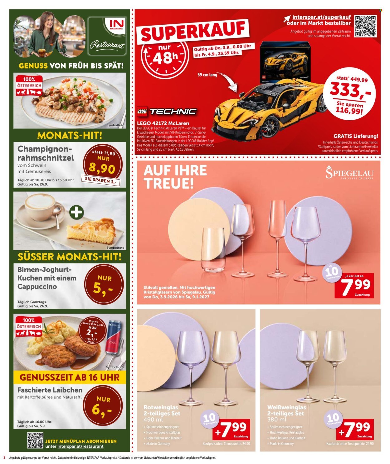 INTERSPAR Flugblatt - Ab Donnerstag, 3.9.2026