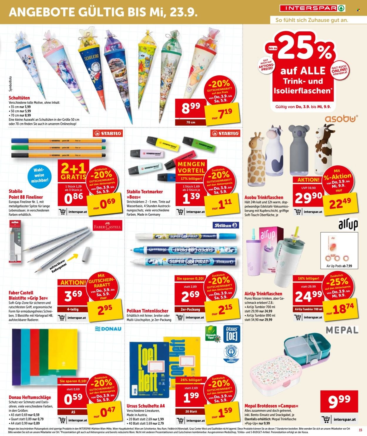 INTERSPAR Flugblatt - Ab Donnerstag, 3.9.2026