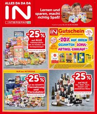 INTERSPAR Flugblatt - Ab Donnerstag, 3.9.2026