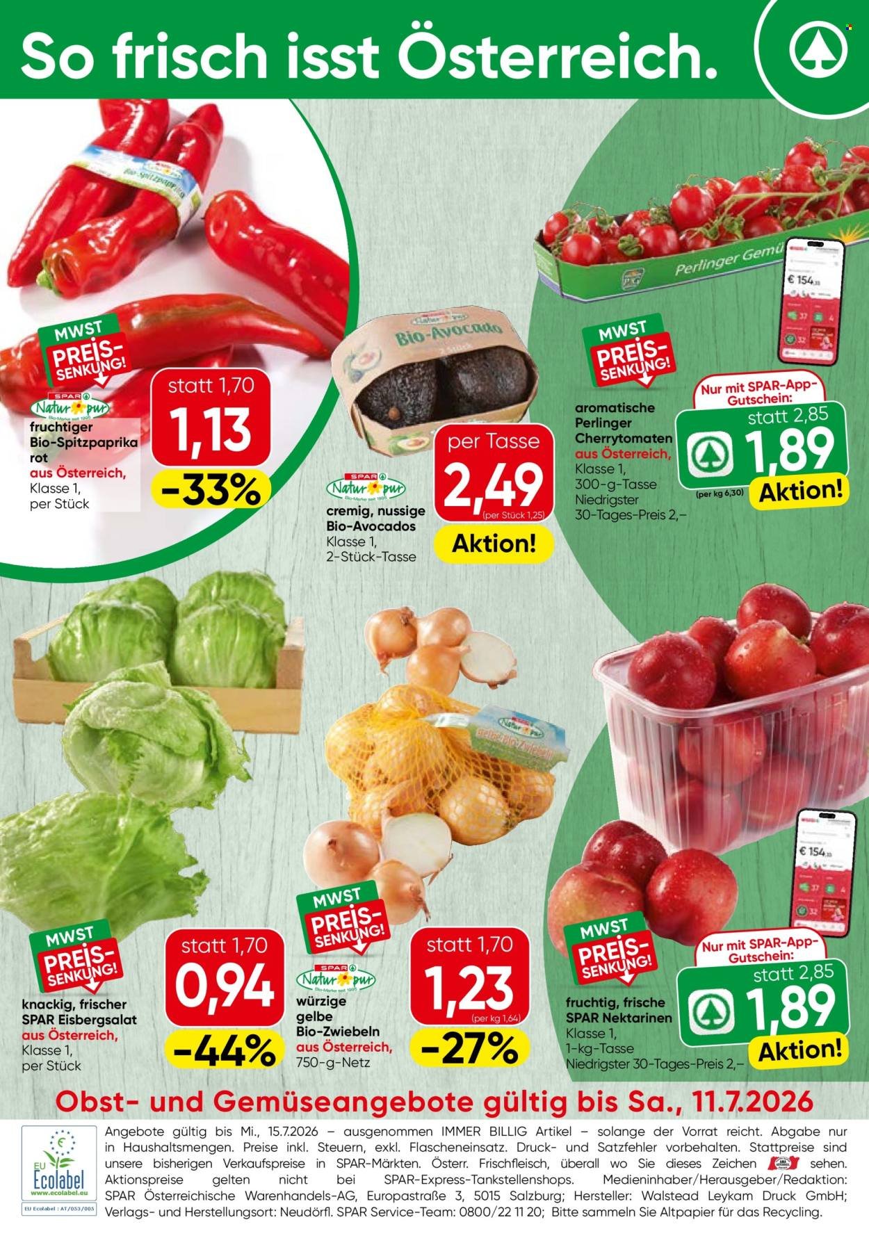 INTERSPAR Flugblatt - Ab Donnerstag, 9.7.2026