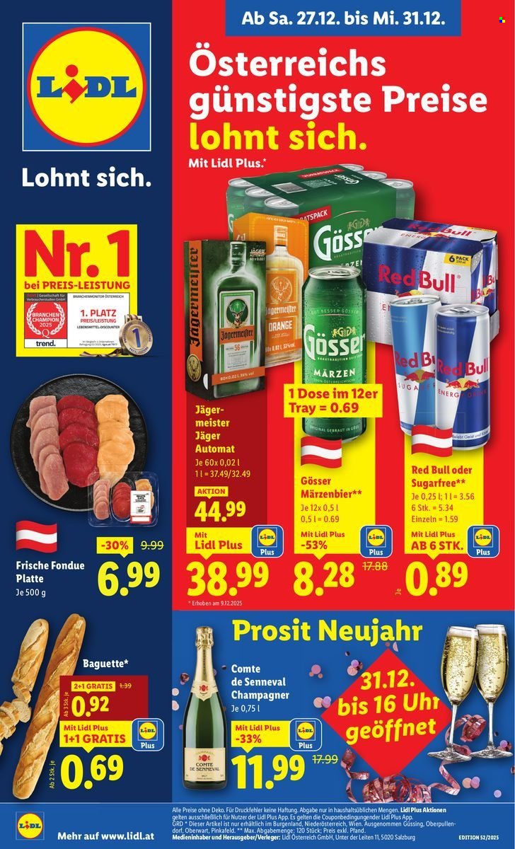 LIDL Flugblatt - Ab Samstag, 27.12.2025