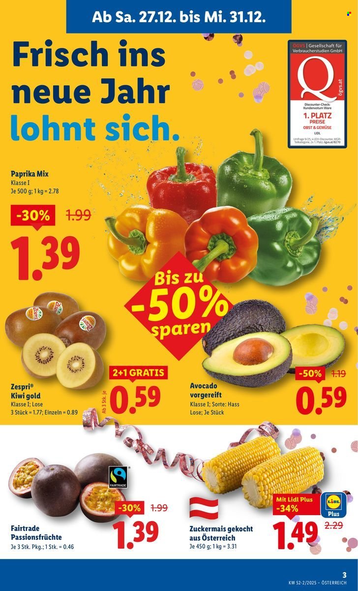 LIDL Flugblatt - Ab Samstag, 27.12.2025