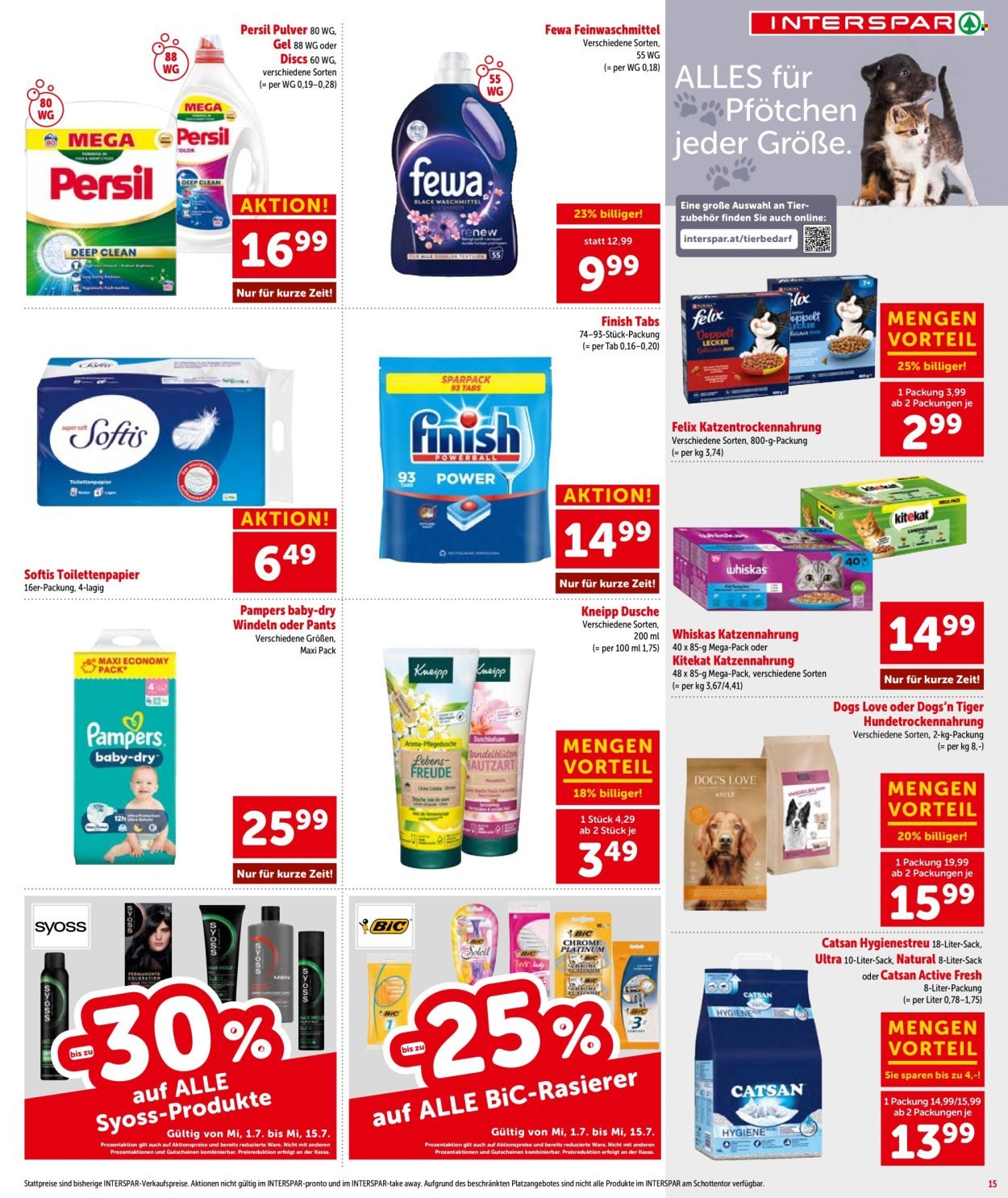 INTERSPAR Flugblatt - Ab Mittwoch, 1.7.2026