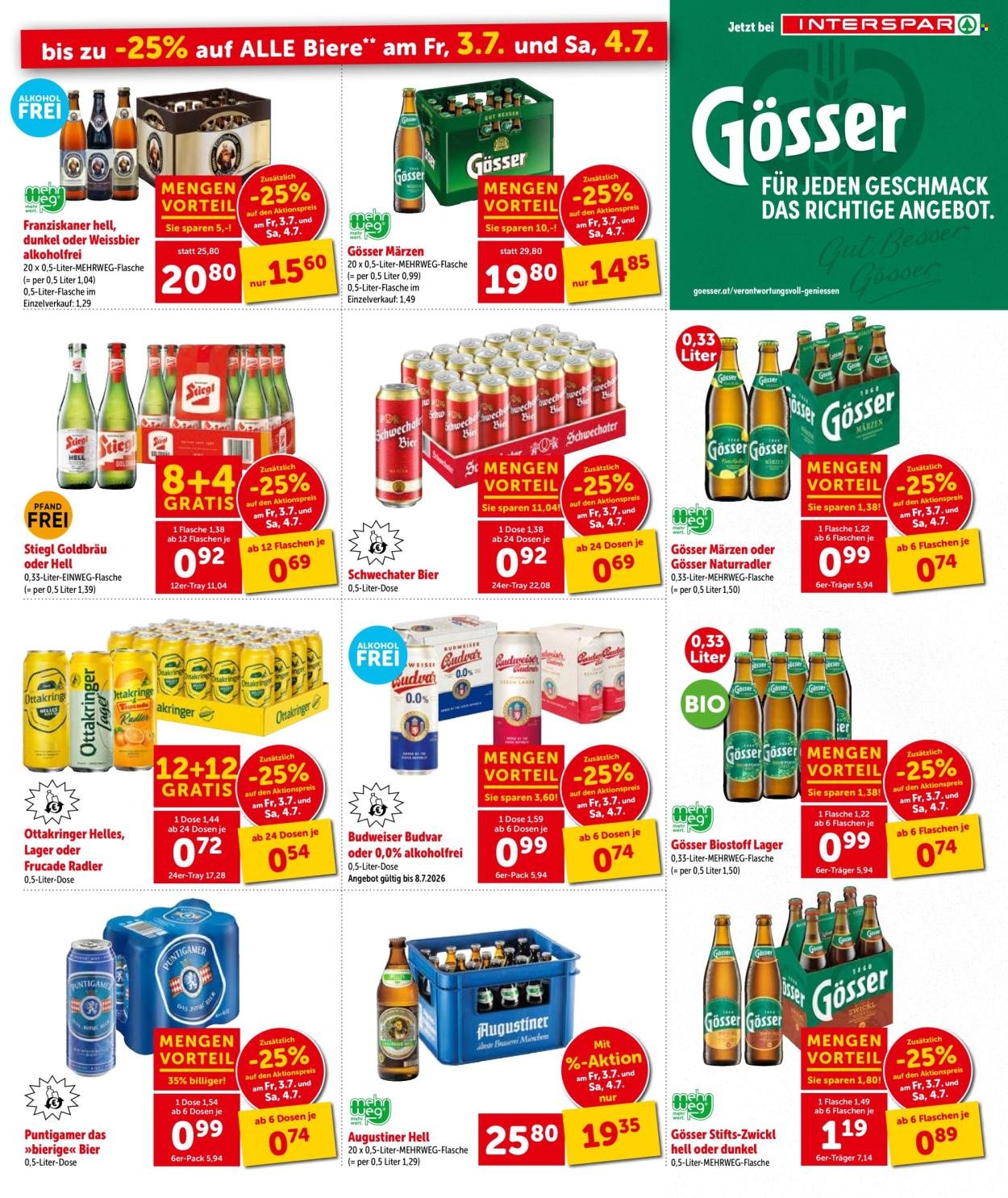 INTERSPAR Flugblatt - Ab Mittwoch, 1.7.2026