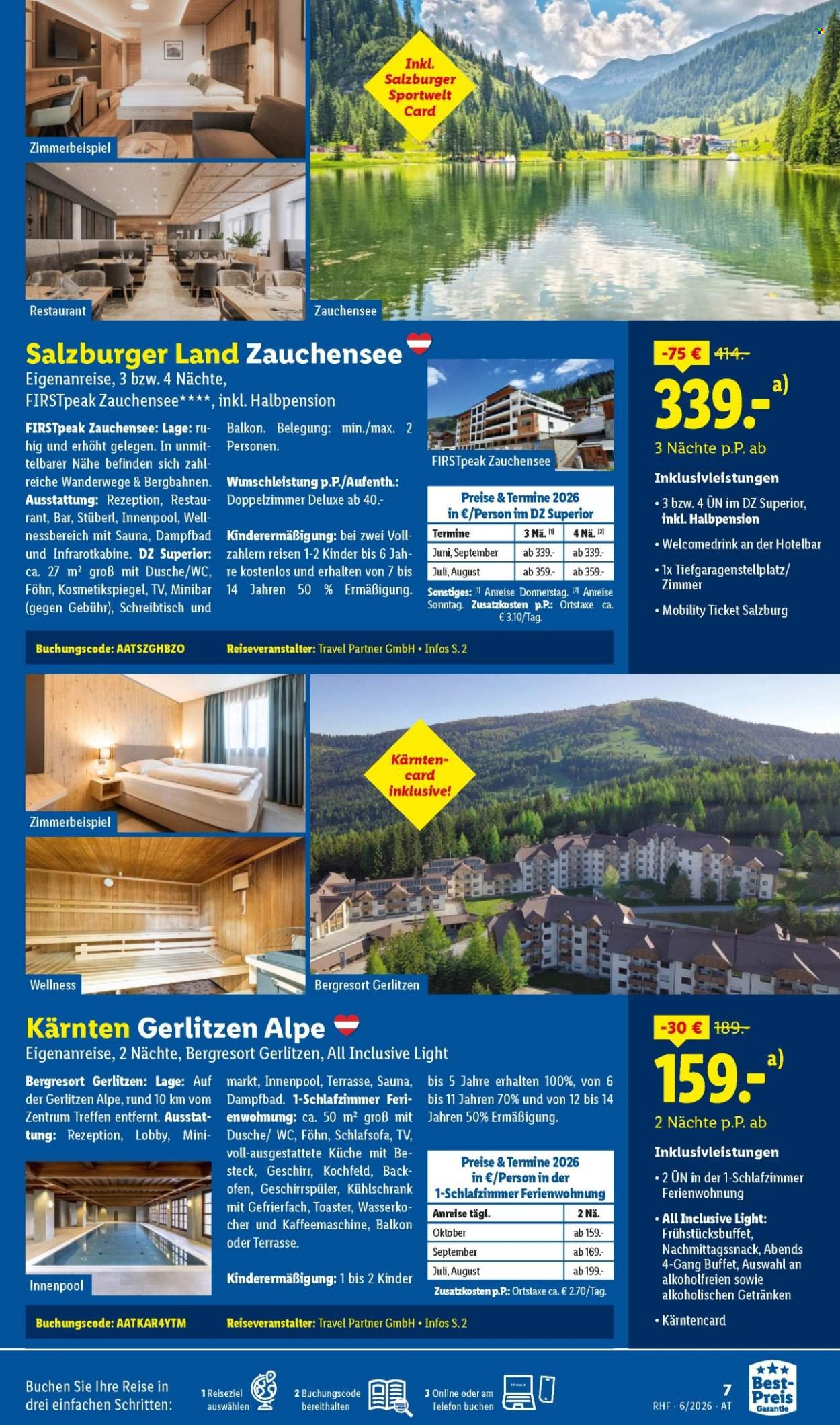 LIDL Flugblatt - Juni Reise-Highlights