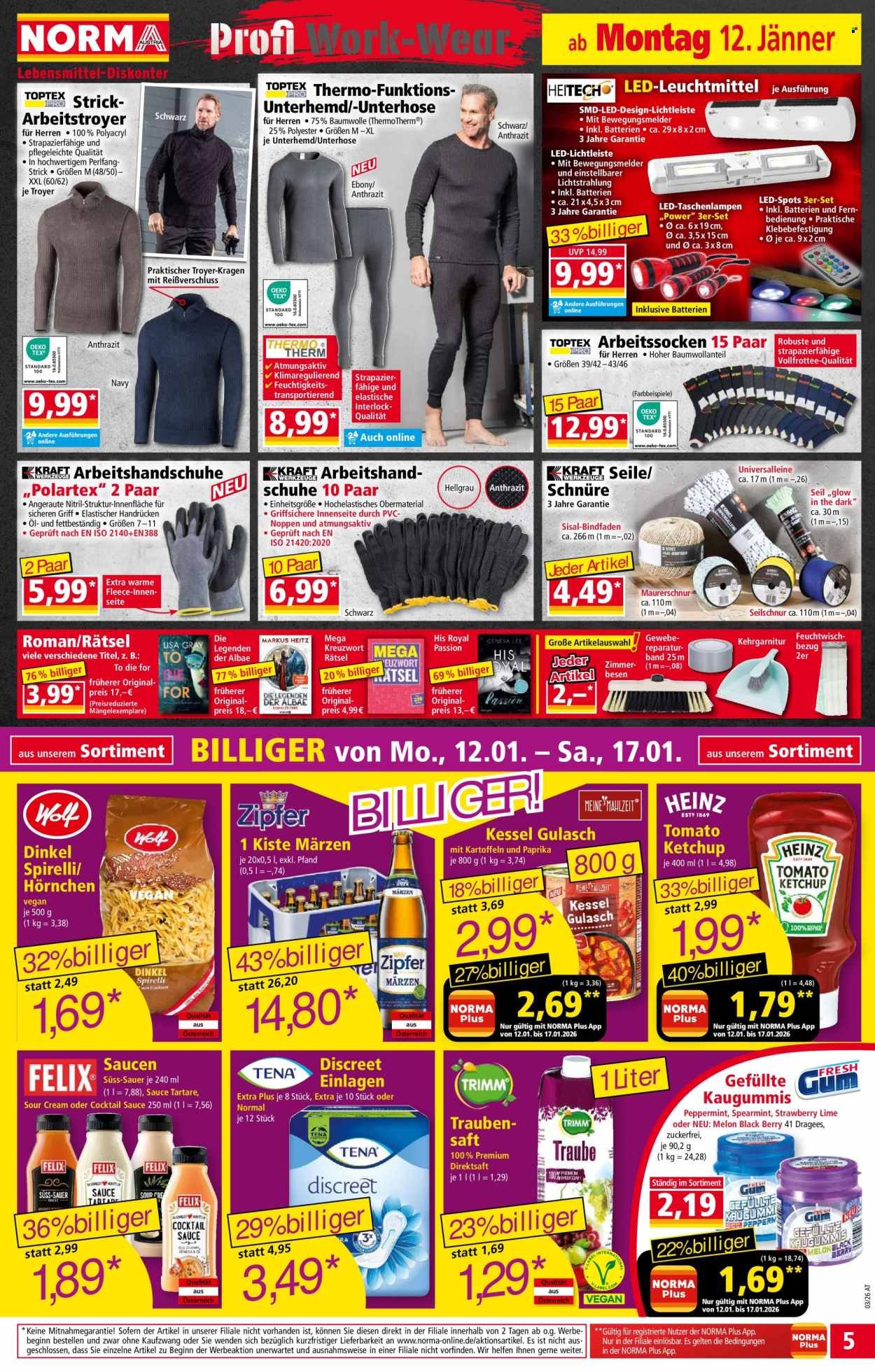 NORMA Flugblatt - Ab Montag, 12.1.2026