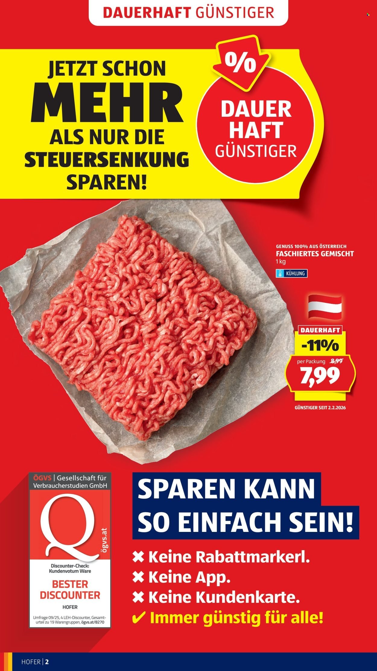 HOFER Flugblatt - Ab Freitag, 6.2.2026