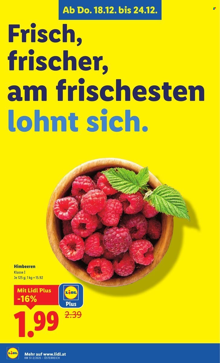 LIDL Flugblatt - Ab Donnerstag, 18.12.2025