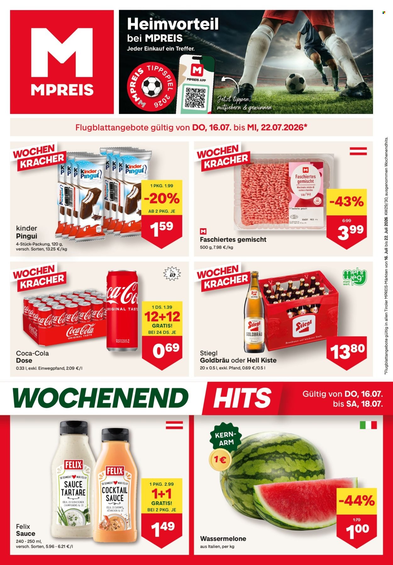 MPREIS Flugblatt - Ab Donnerstag, 16.7.2026