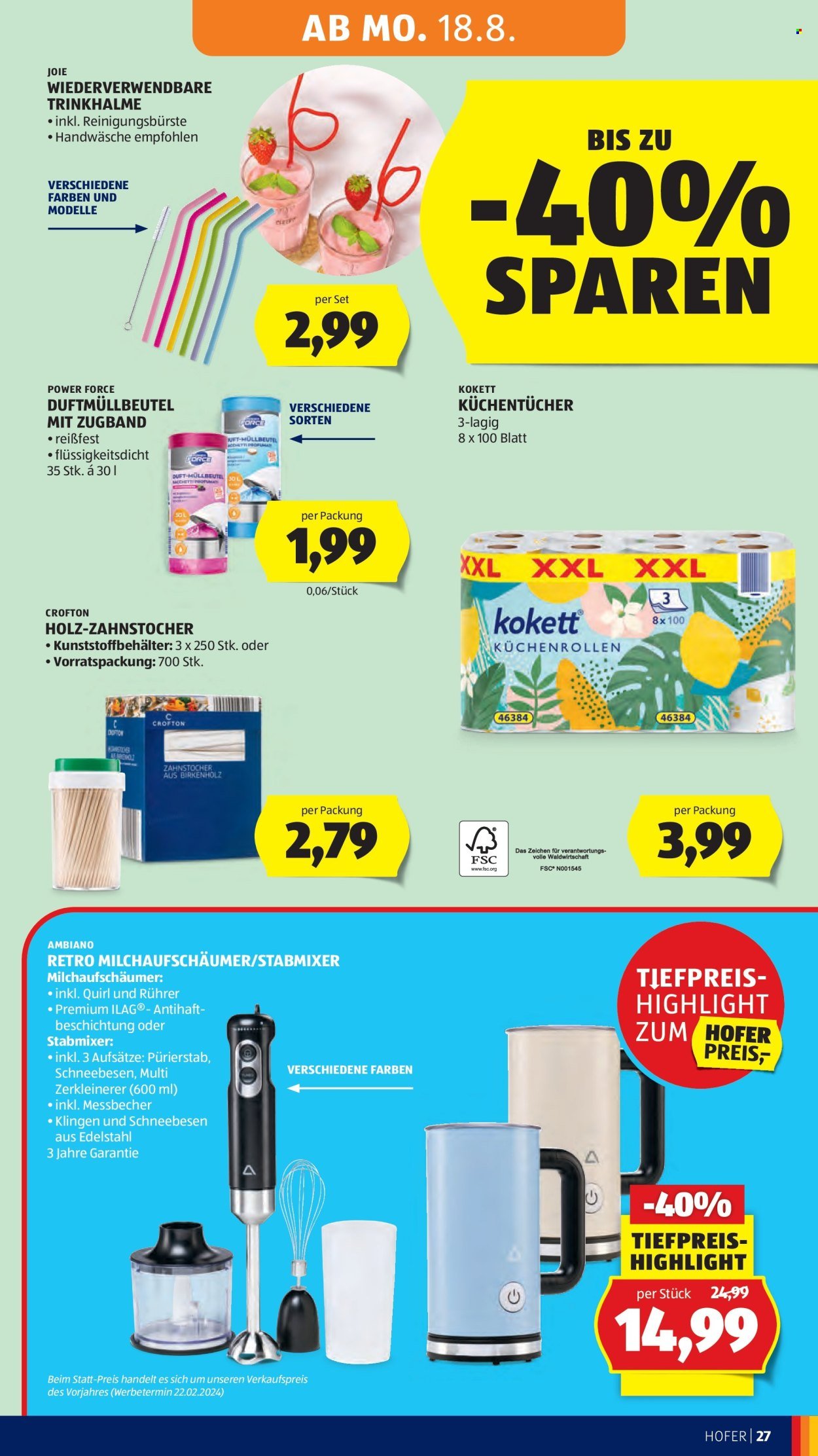 HOFER Flugblatt - Ab Donnerstag, 14.8.2025 (2025-08-14 - 2025-08-21)