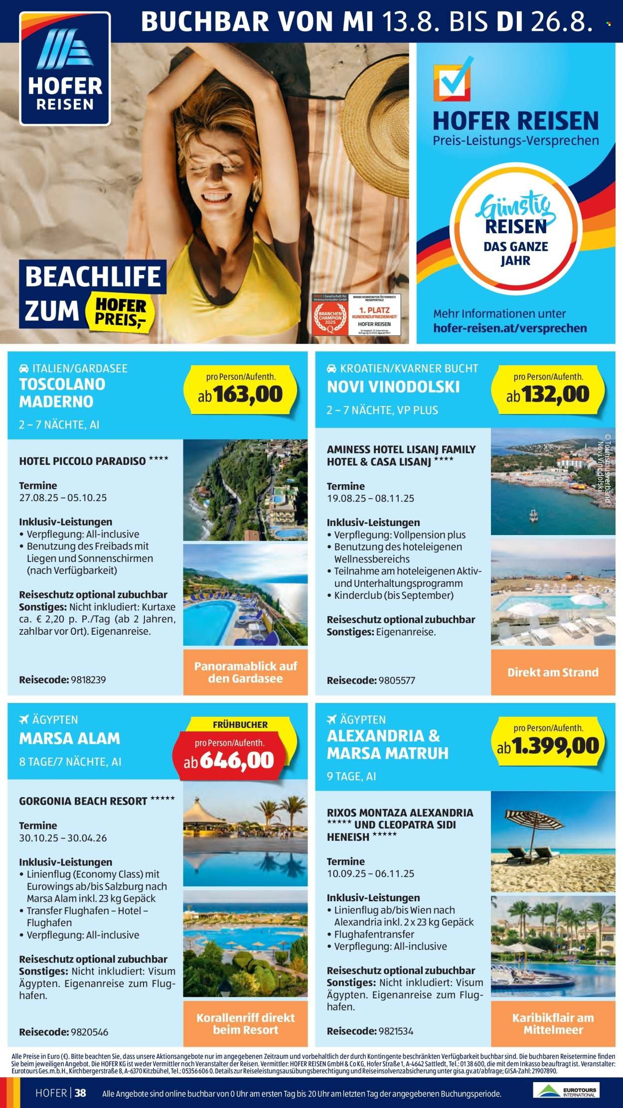 HOFER Flugblatt - Ab Donnerstag, 14.8.2025 (2025-08-14 - 2025-08-21)