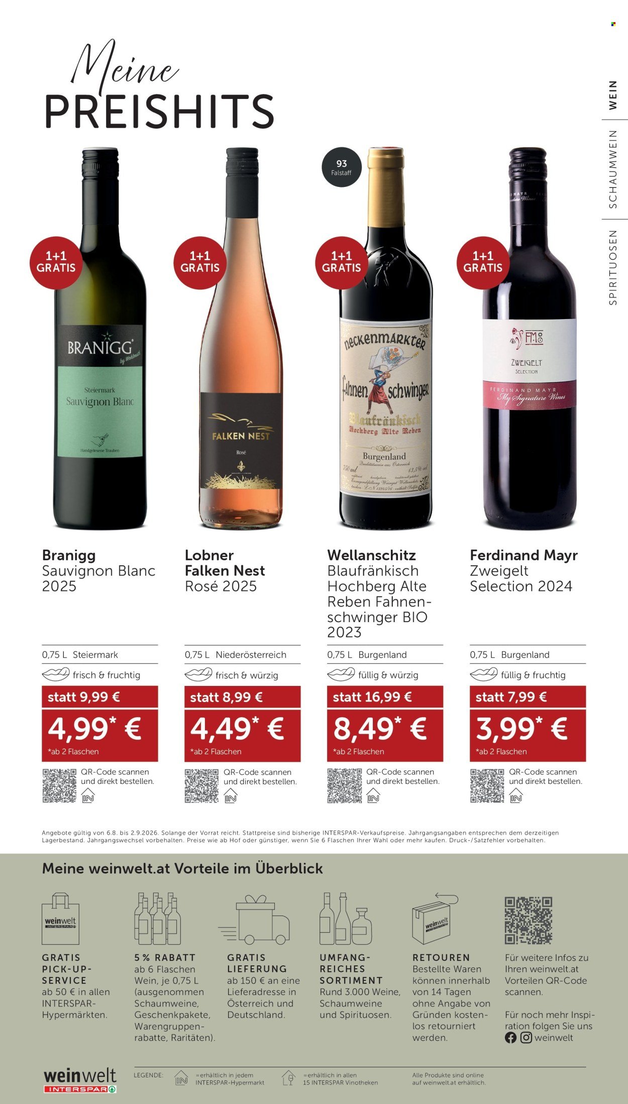 INTERSPAR Flugblatt - Ab Donnerstag, 6.8.2026