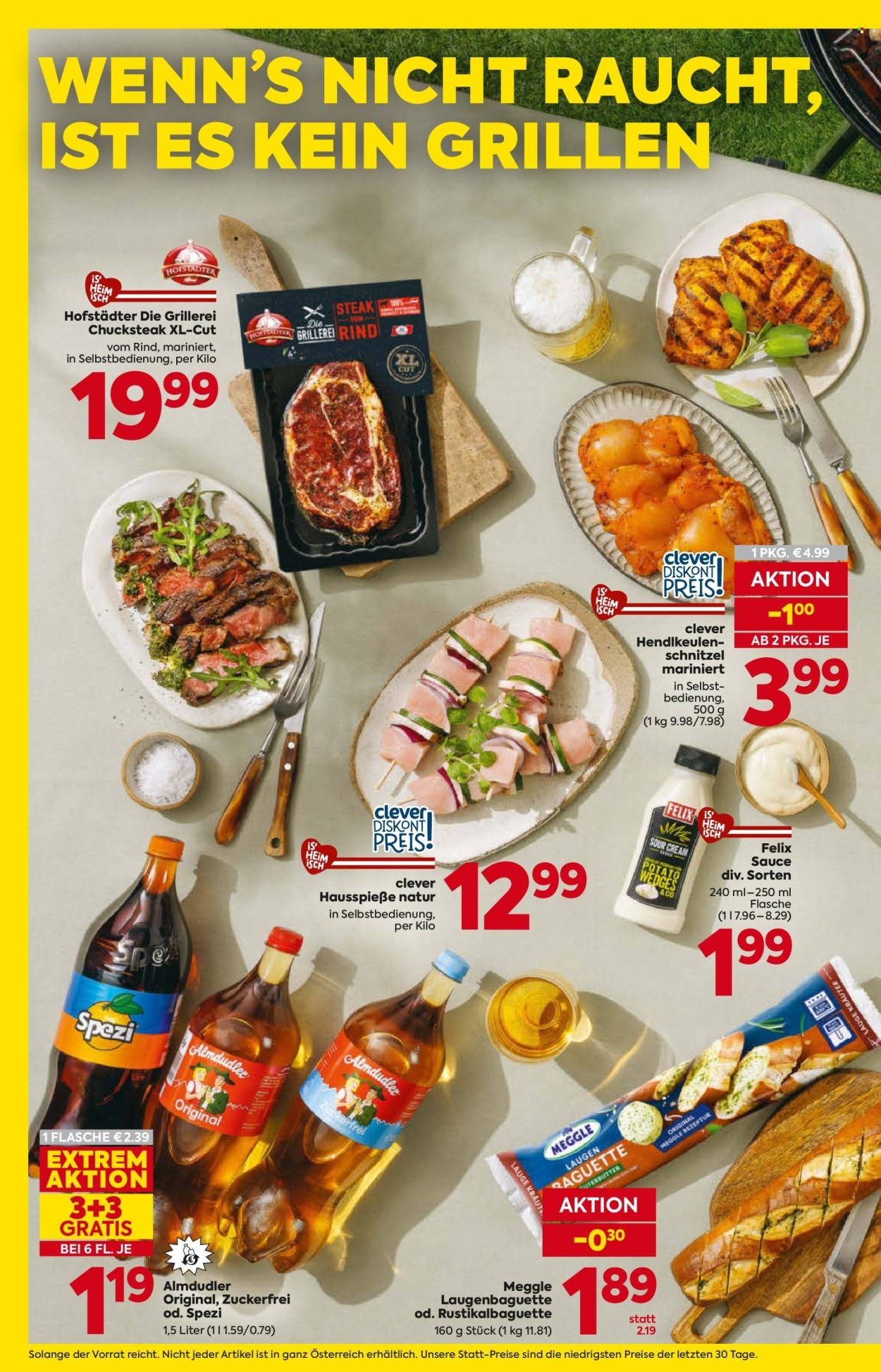 BILLA Flugblatt - Grillen