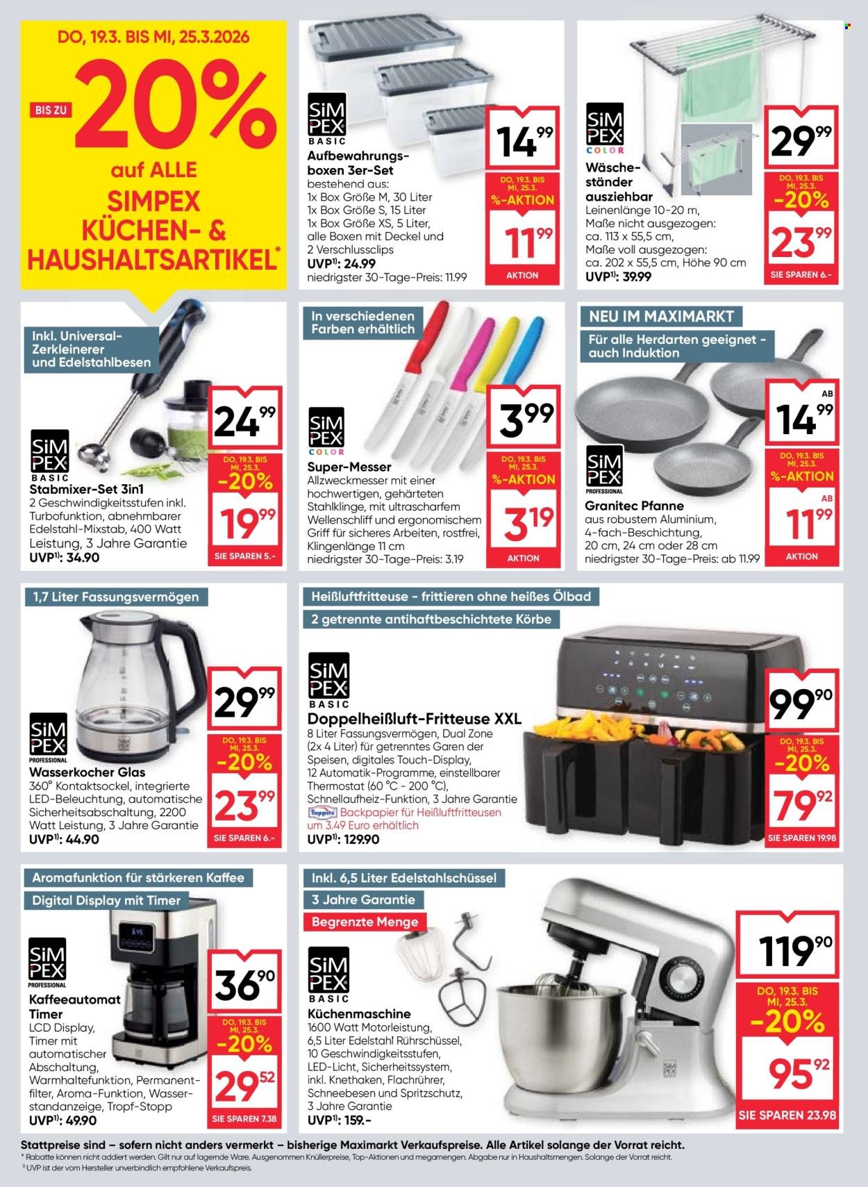 MAXIMARKT Flugblatt - Ab Donnerstag, 19.3.2026 (2026-03-19 - 2026-03-25) | 18