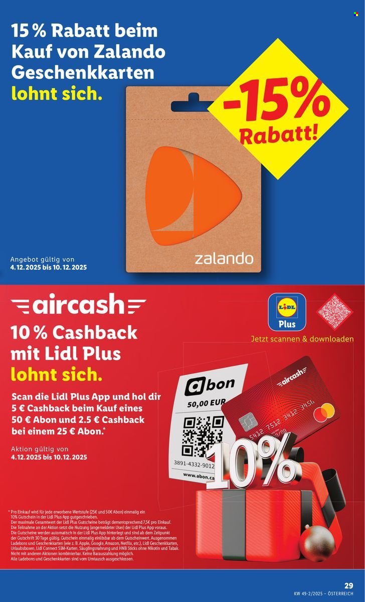 LIDL Flugblatt - Ab Donnerstag, 4.12.2025