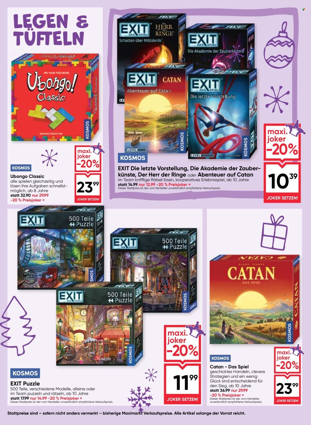 MAXIMARKT Flugblatt - Ab Donnerstag, 30.10.2025 (2025-10-30 - 2025-12-24) | 42