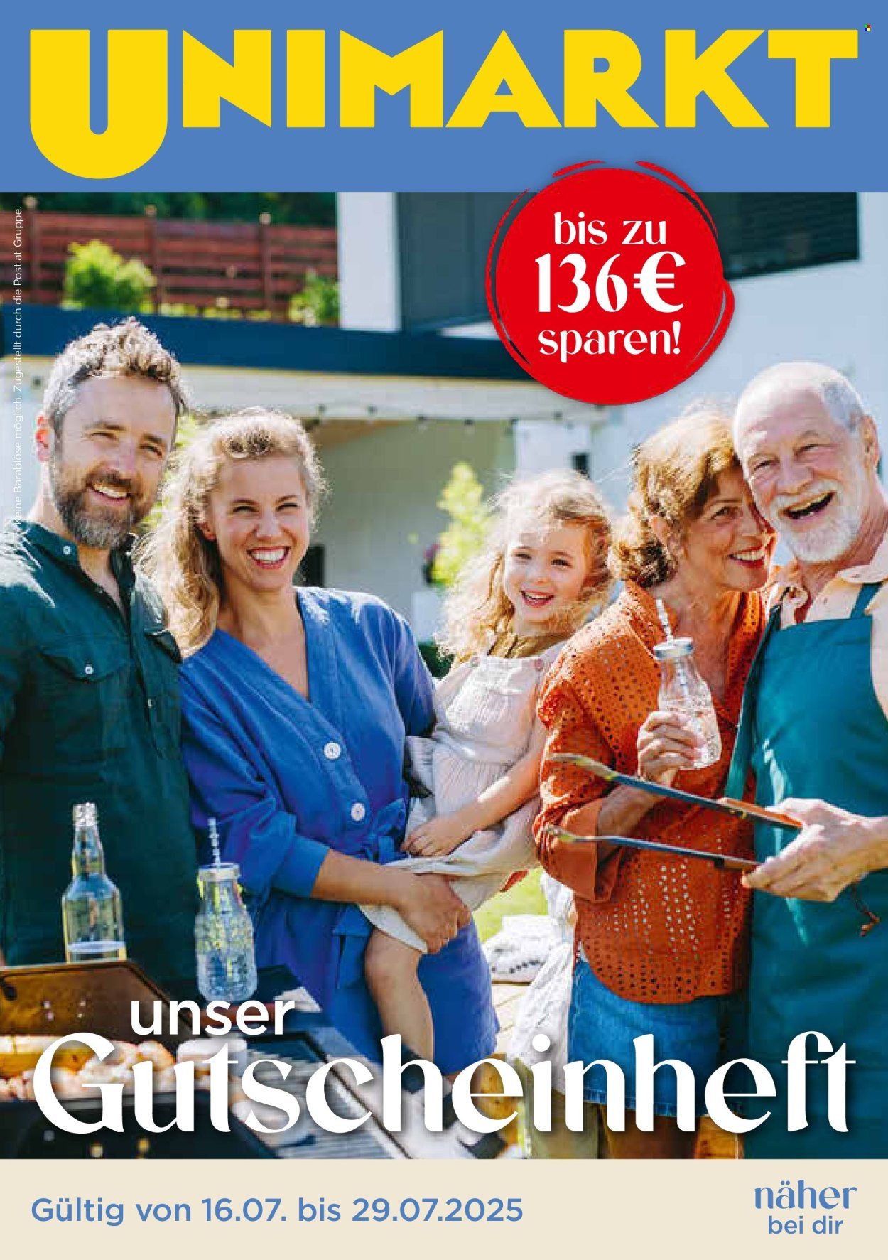 UNIMARKT Flugblatt - Ab Mittwoch, 16.7.2025 (2025-07-16 - 2025-07-29) | 1