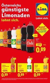 LIDL Flugblatt - Österreichs günstige Limonaden (2025-10-28)