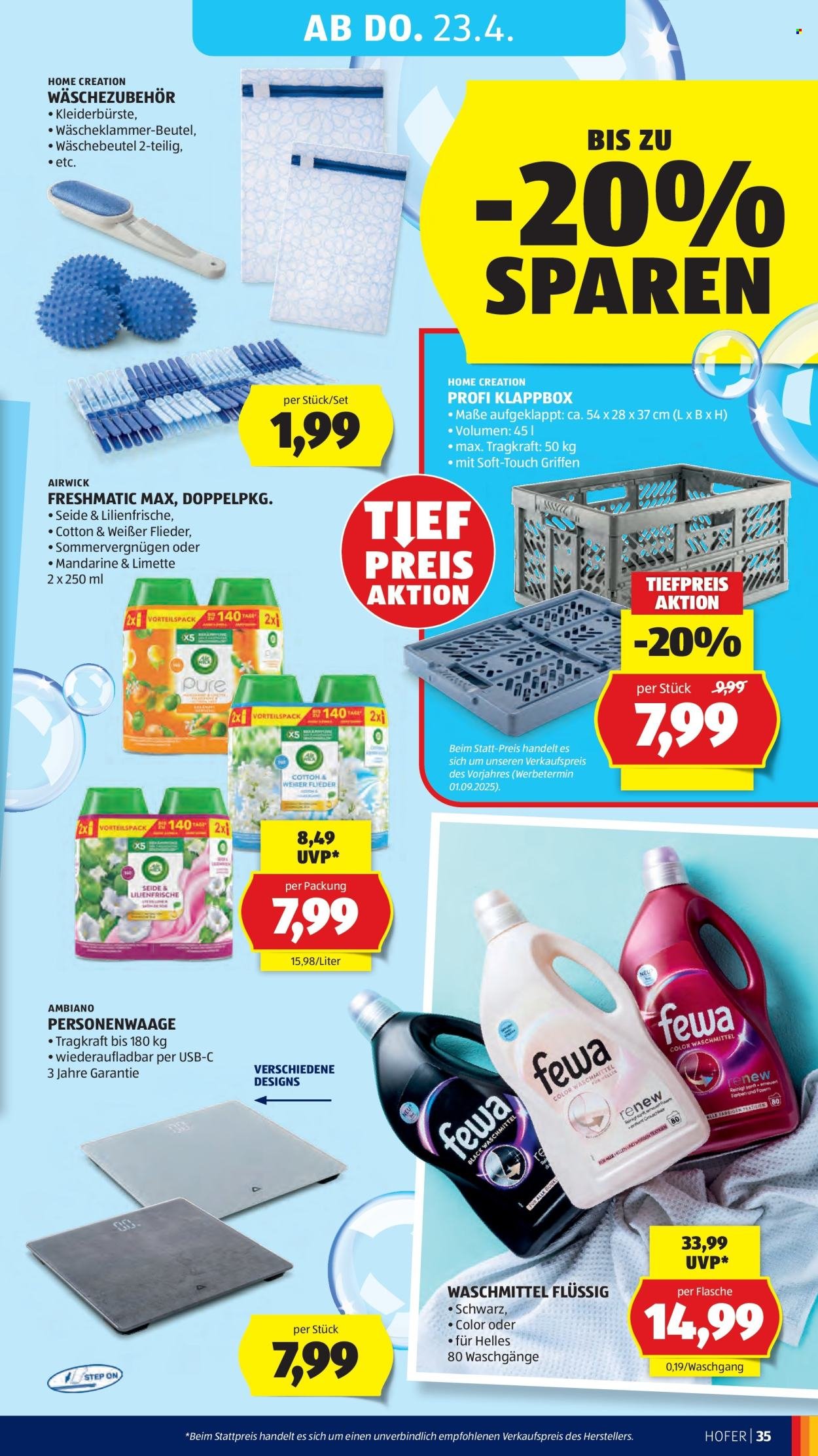 HOFER Flugblatt - Ab Freitag, 17.4.2026