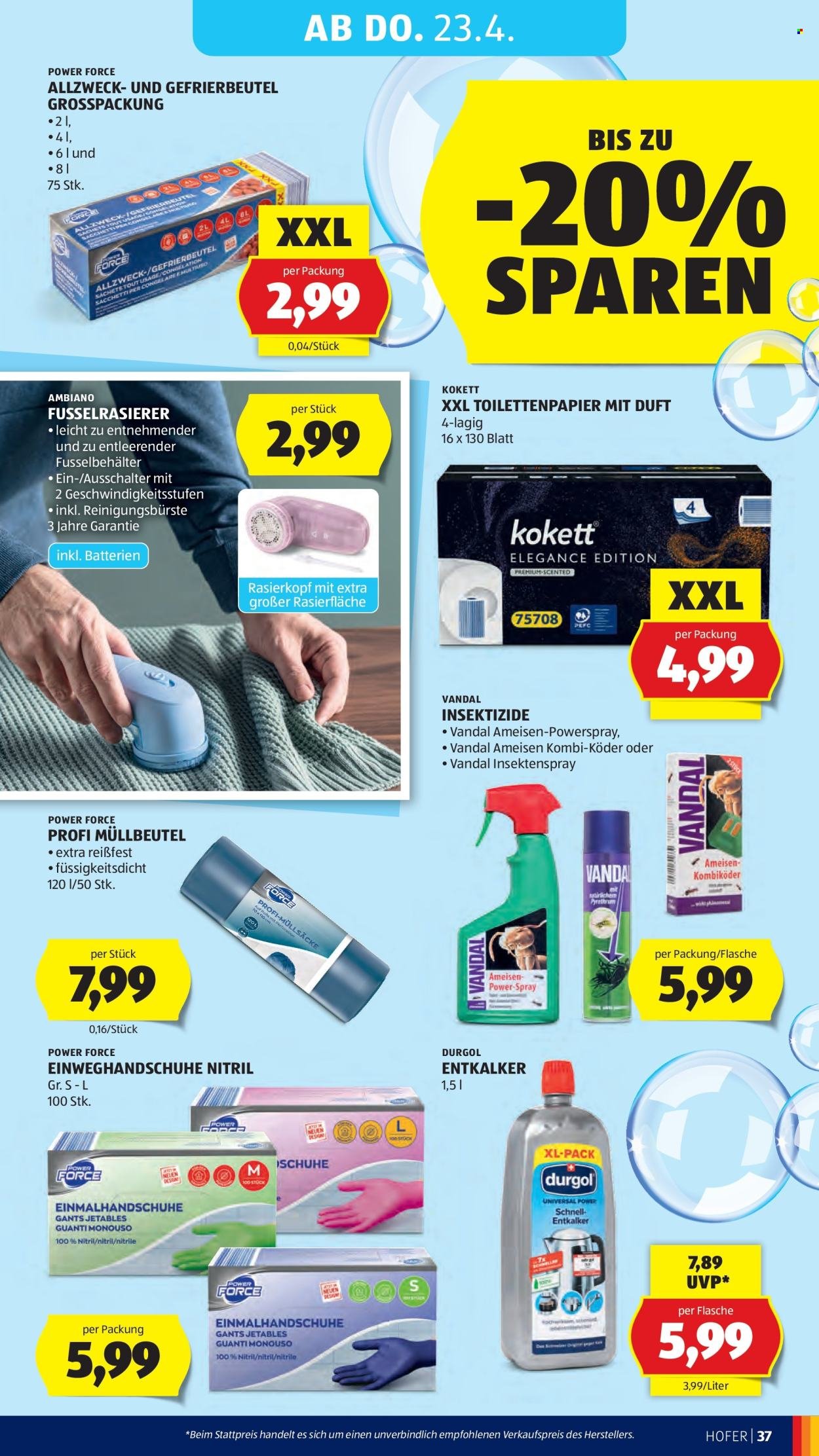 HOFER Flugblatt - Ab Freitag, 17.4.2026