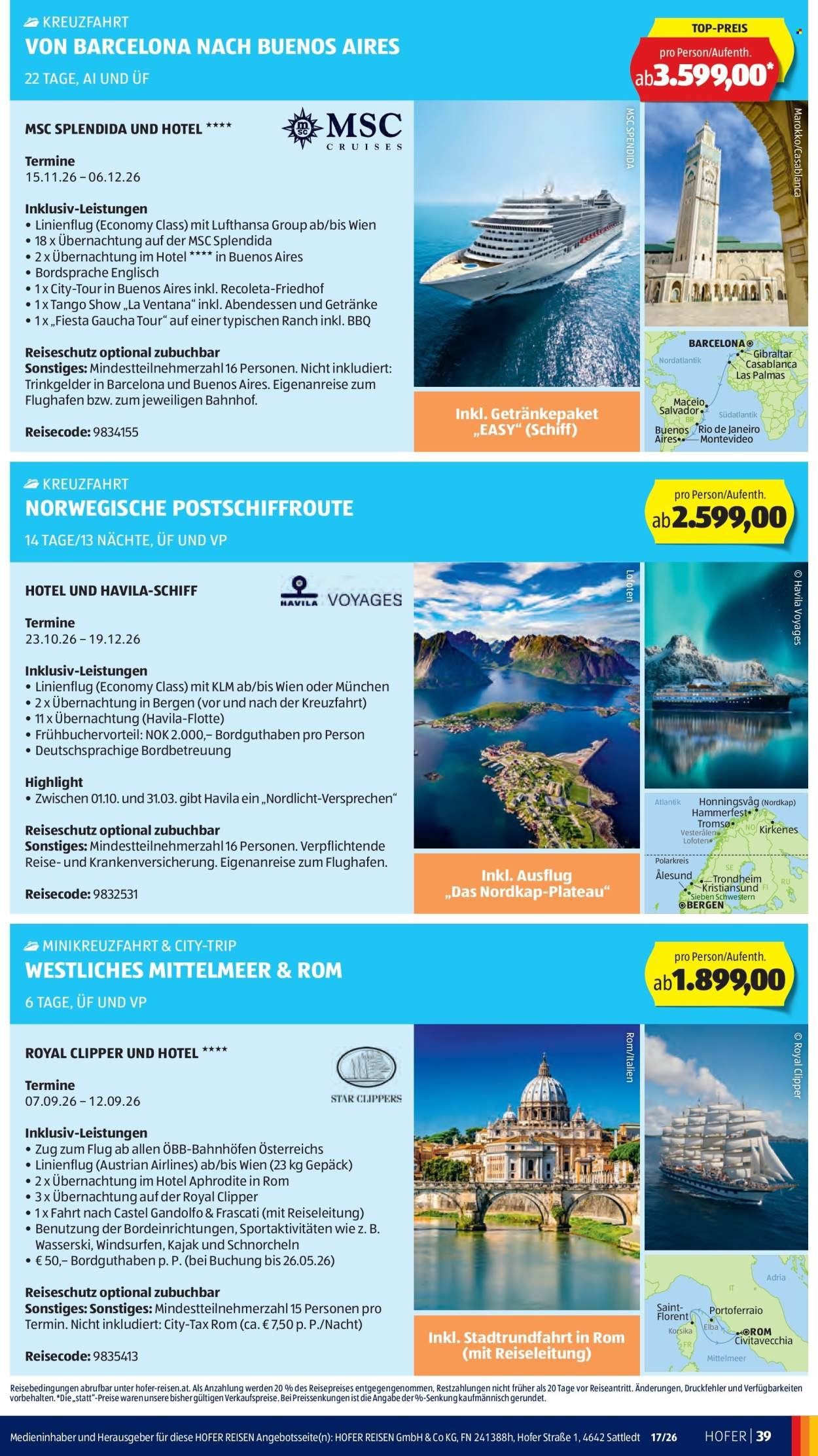 HOFER Flugblatt - Ab Freitag, 17.4.2026