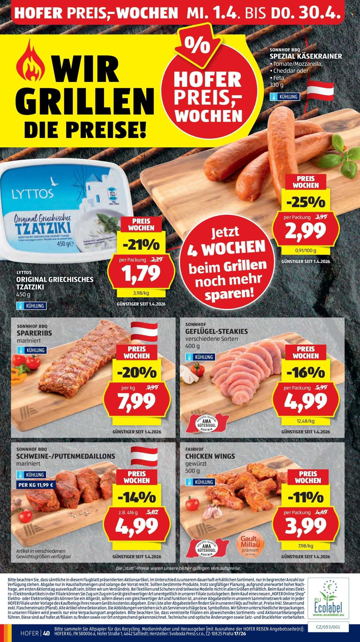 HOFER Flugblatt - Ab Freitag, 17.4.2026