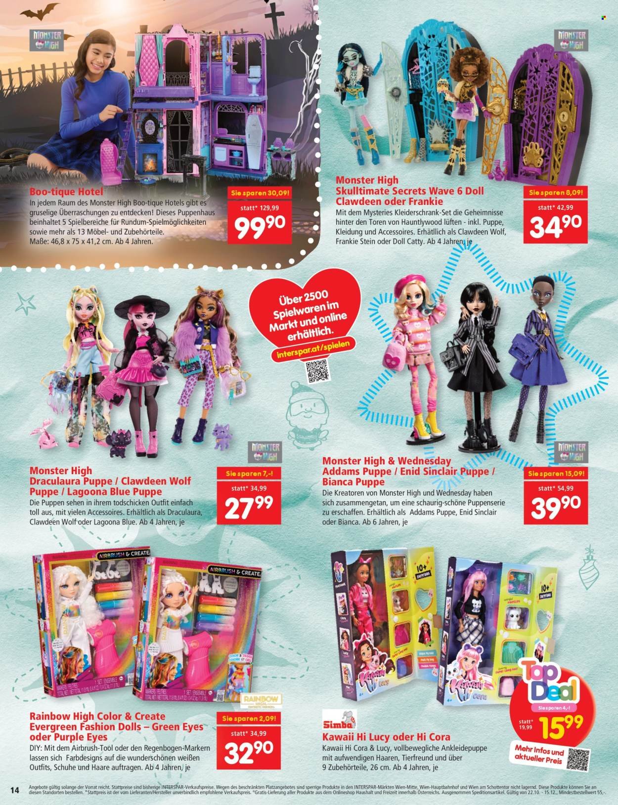 INTERSPAR Flugblatt - Kindergeschenke KW44 (2025-10-30 - 2025-12-24) | 14