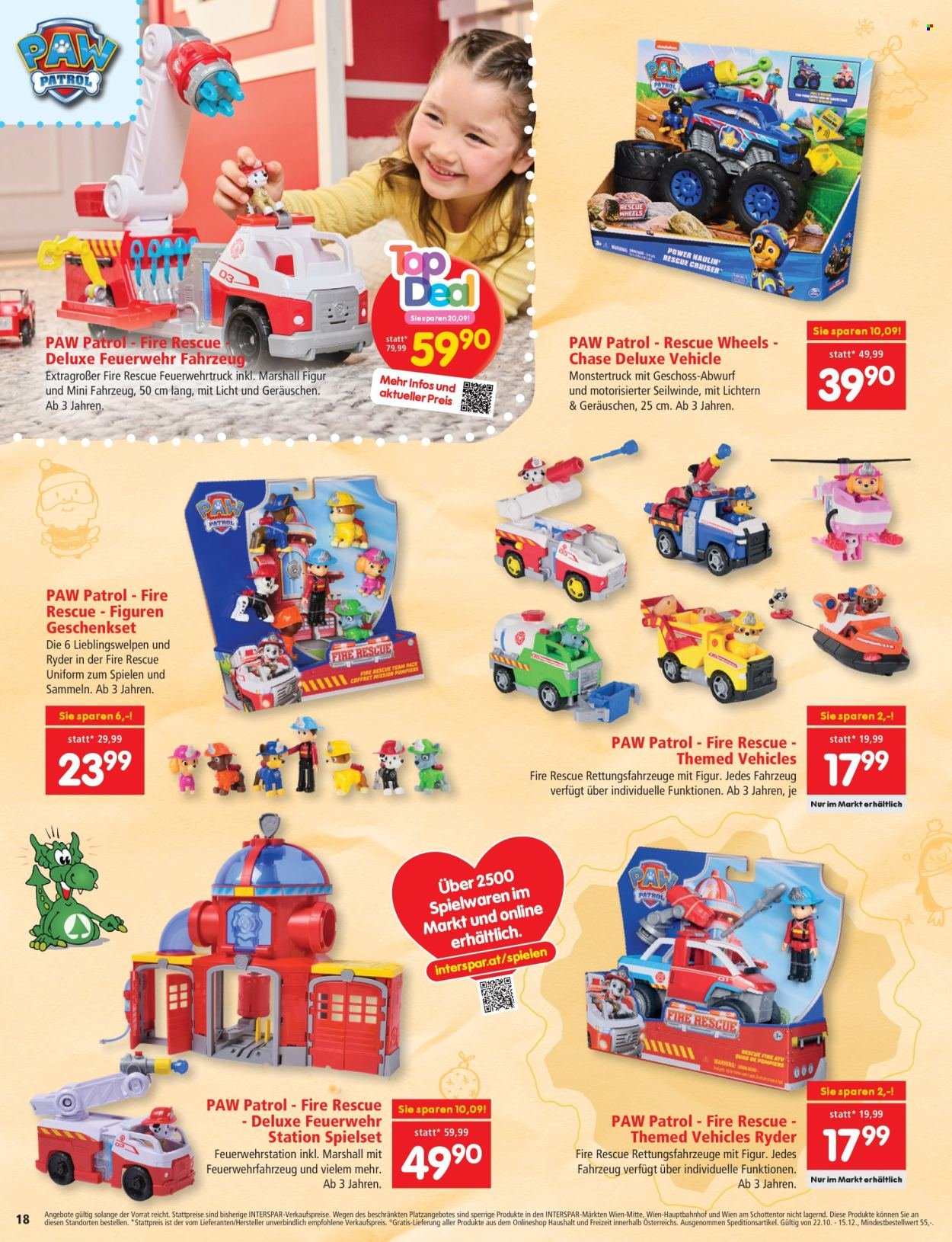 INTERSPAR Flugblatt - Kindergeschenke KW44 (2025-10-30 - 2025-12-24) | 18