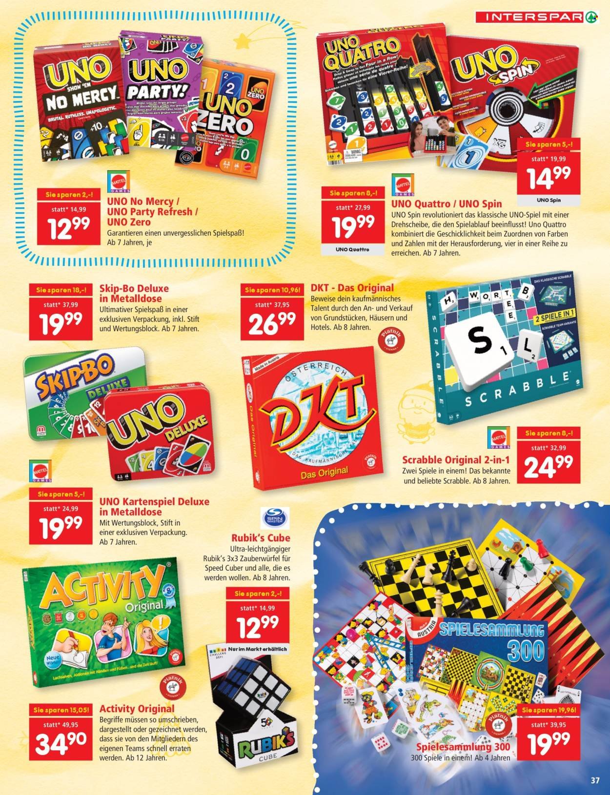 INTERSPAR Flugblatt - Kindergeschenke KW44 (2025-10-30 - 2025-12-24) | 37