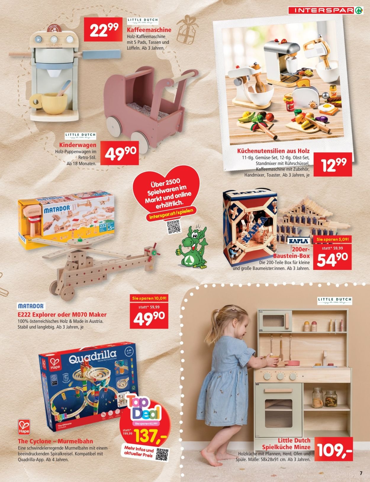 INTERSPAR Flugblatt - Kindergeschenke KW44 (2025-10-30 - 2025-12-24) | 7