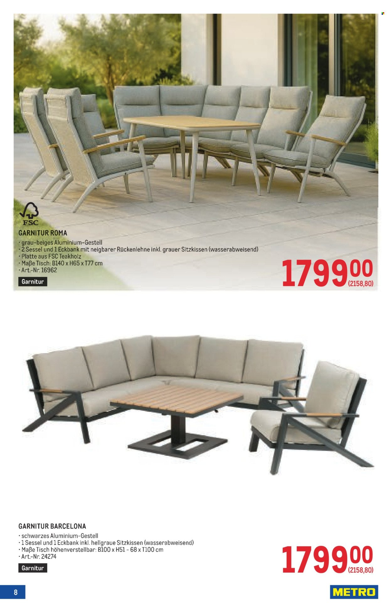 METRO Flugblatt - Garten Online Spezial