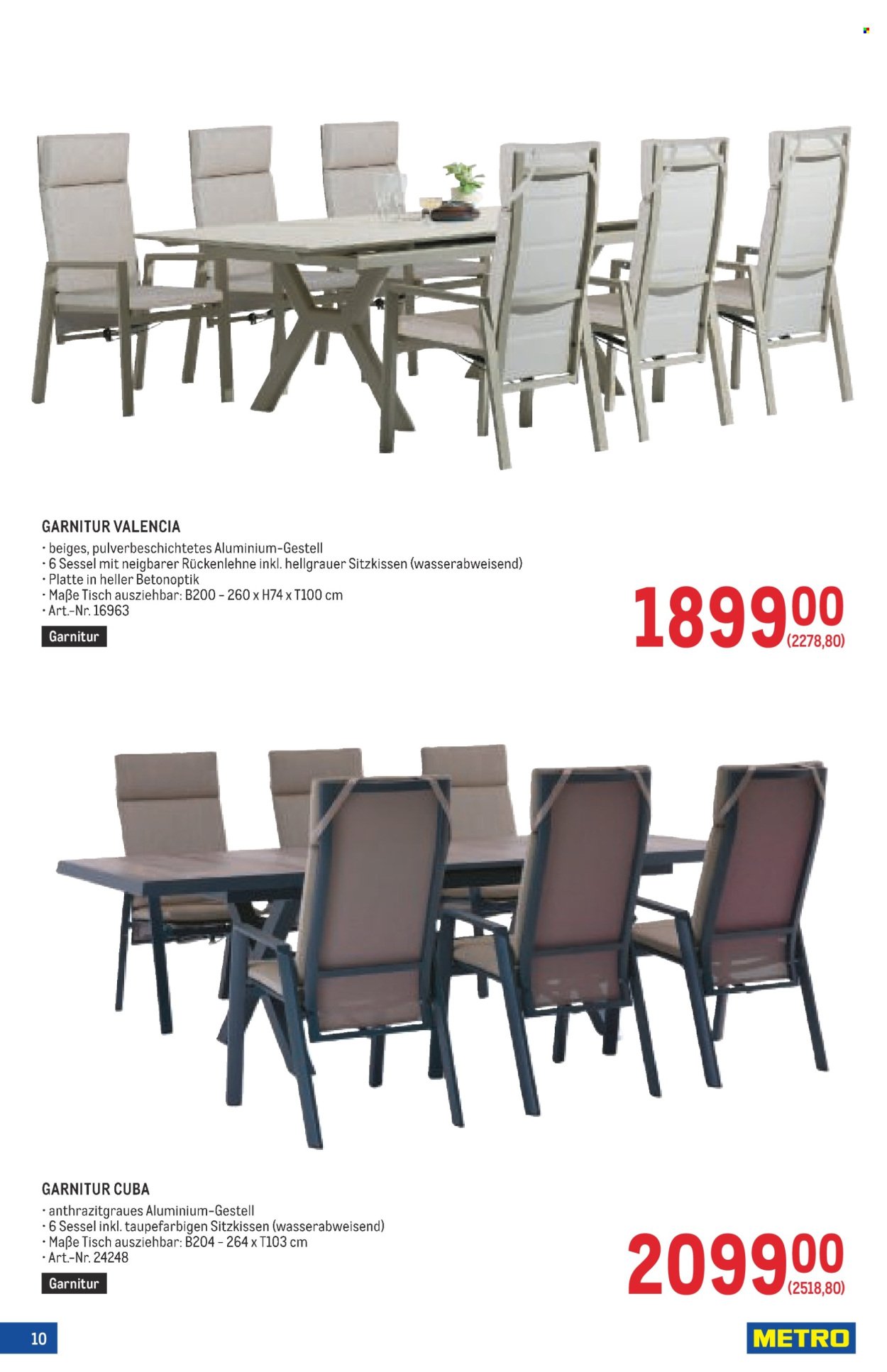 METRO Flugblatt - Garten Online Spezial