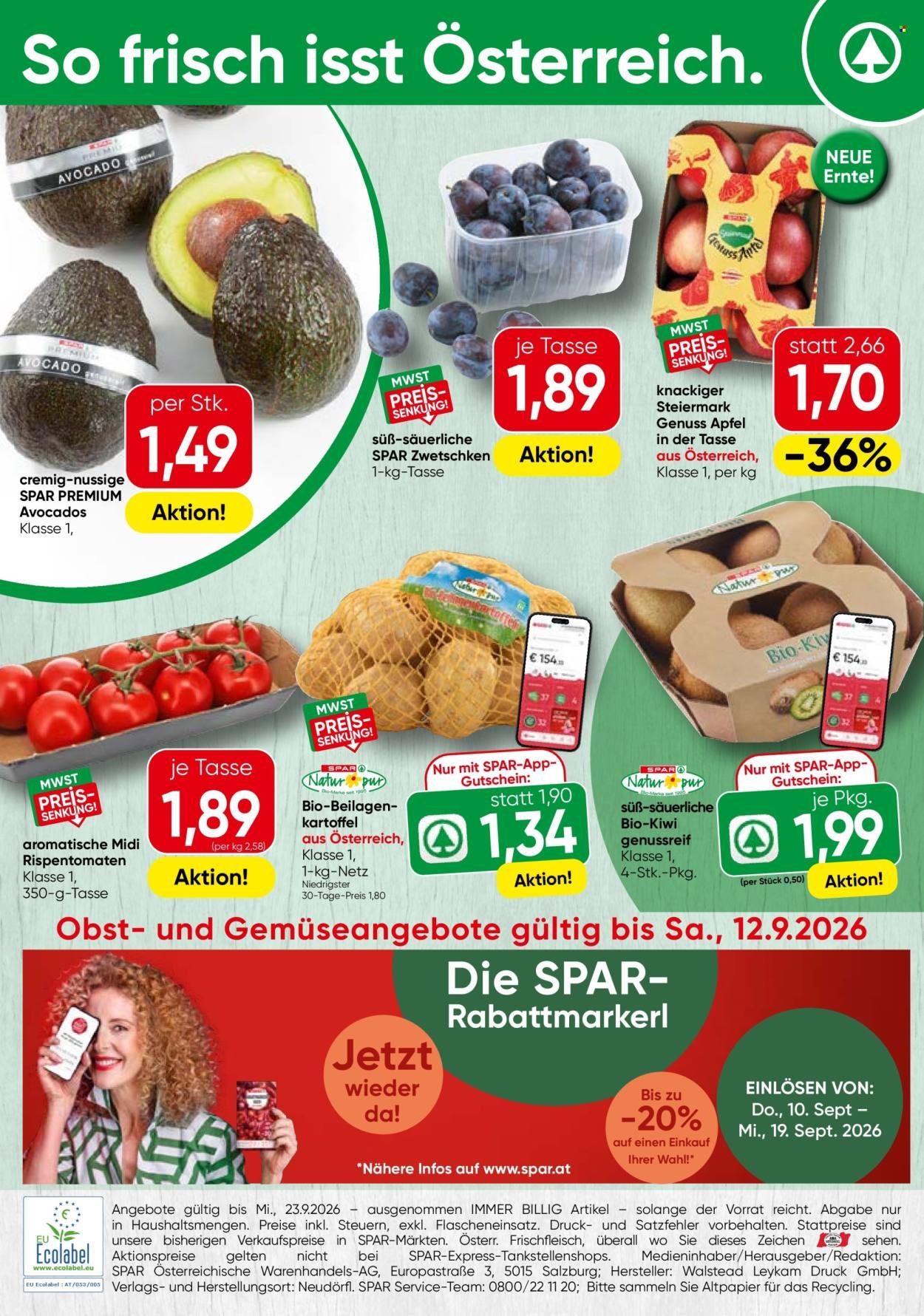 SPAR Flugblatt - Ab Montag, 7.9.2026