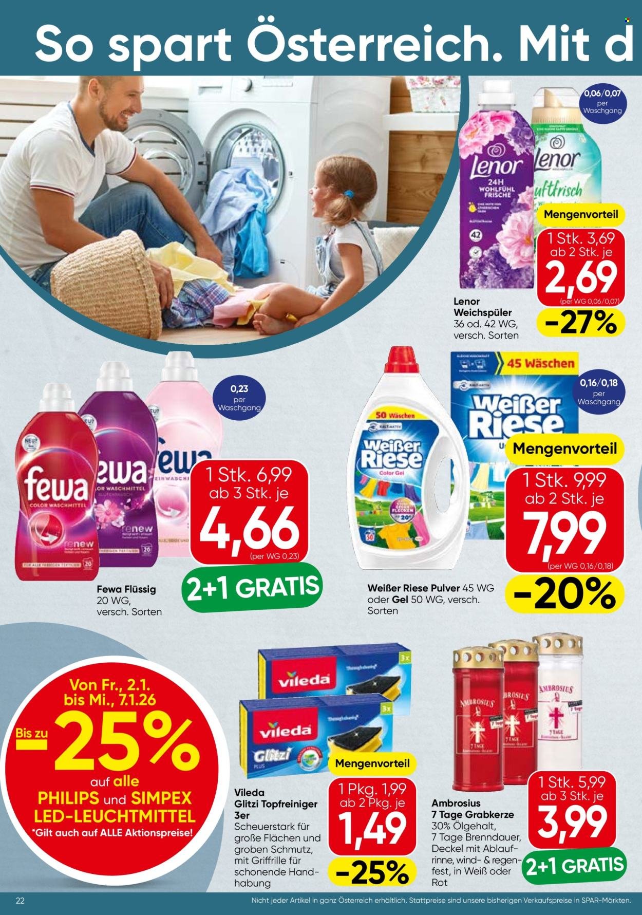 SPAR Flugblatt - KW 1 - Wien