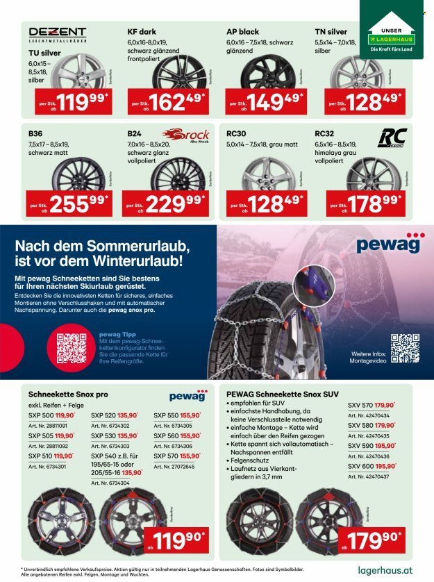 LAGERHAUS Flugblatt - Ab Donnerstag, 1.10.2026
