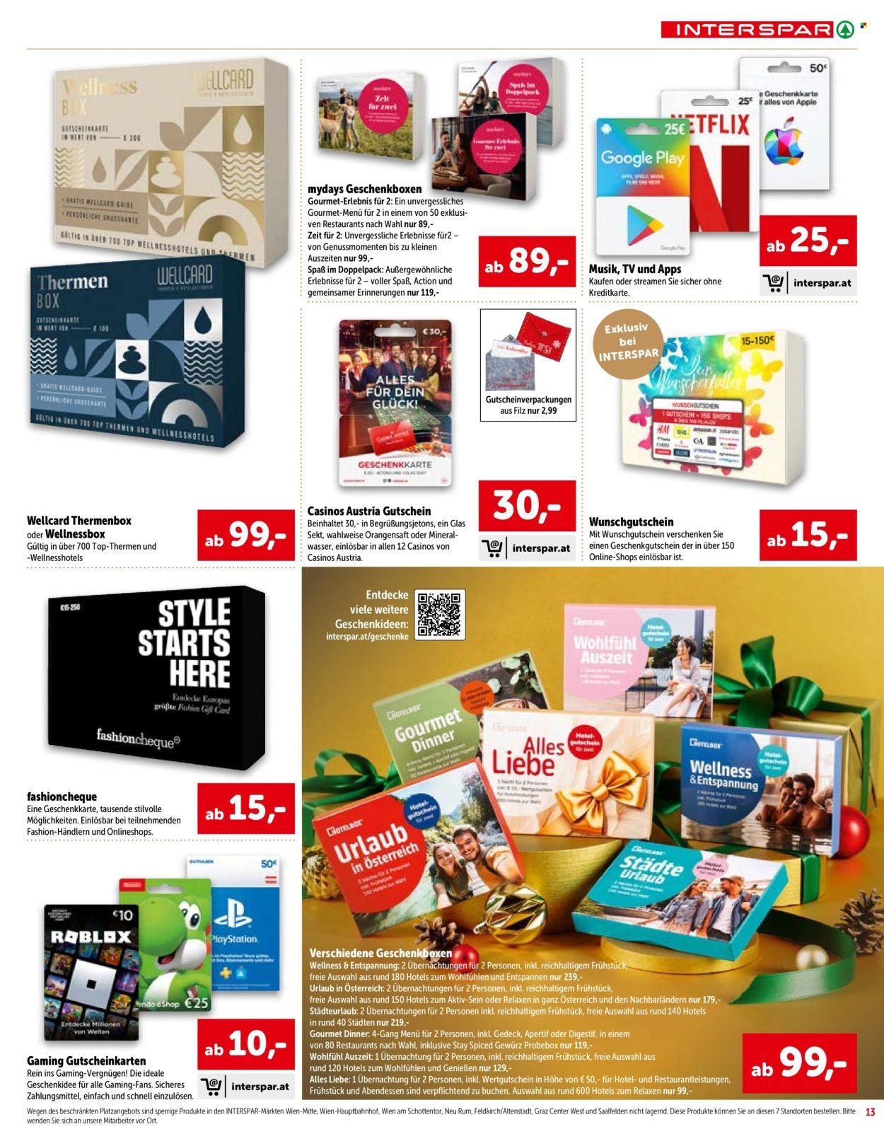 INTERSPAR Flugblatt - Ab Donnerstag, 15.10.2026