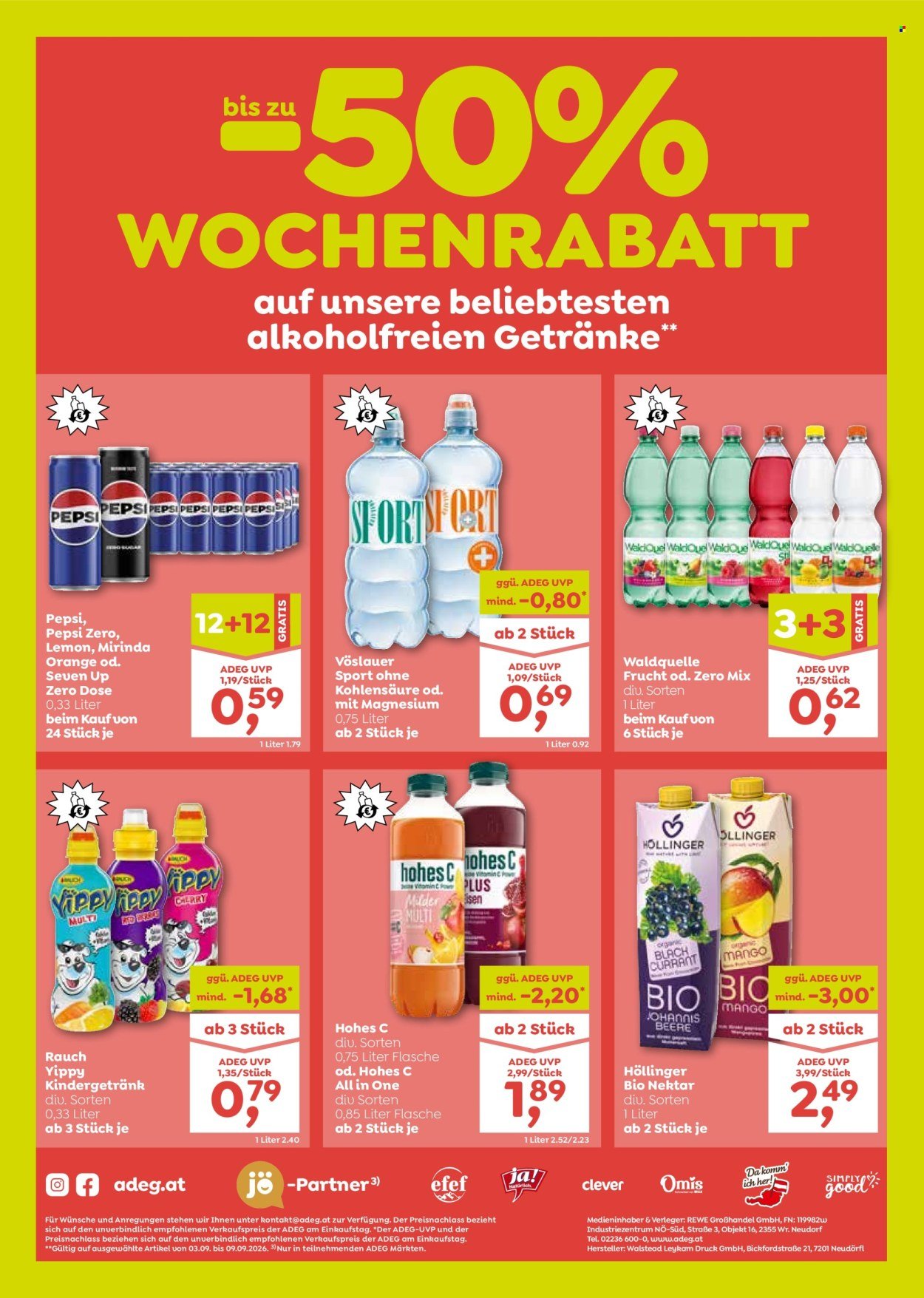 ADEG Flugblatt - Ab Donnerstag, 3.9.2026