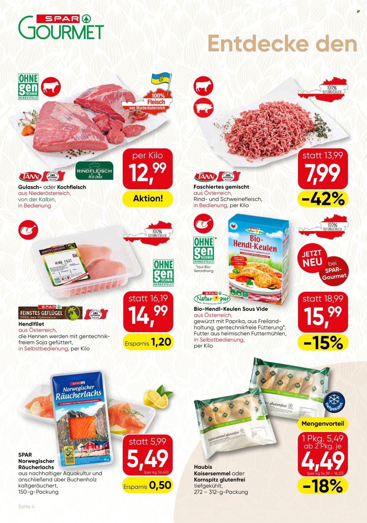 SPAR Flugblatt - Gourmet