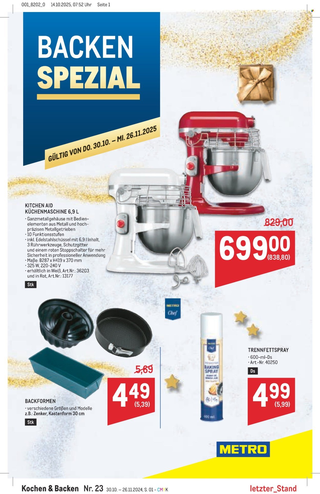 METRO Flugblatt - Backen Spezial (2025-10-30 - 2025-11-26) | 1